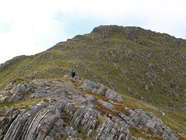 Photo 6"x4" East ridge of Sgurr nan Eugallt Kinloch Hourn c2008