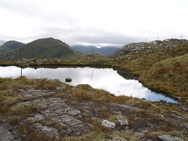 Photo 6"x4" Rockpool, Sgurr nan Eugallt Kinloch Hourn c2008