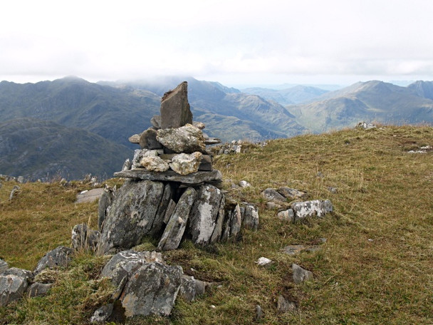 Photo 6"x4" Summit Cairn, Sgurr nan Eugallt Sg\u00f9rr nan Eugallt c2008
