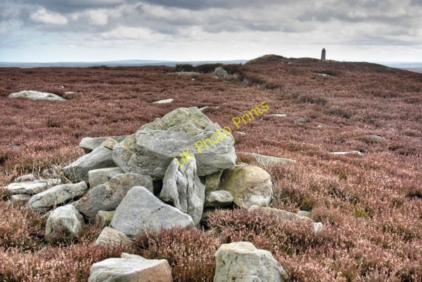 Photo 6"x4" Cairn, Hob on the Hill Commondale c2009