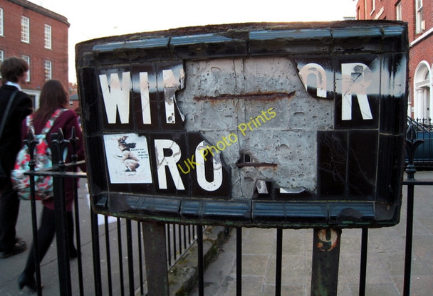 Photo 6"x4" Street sign, Windsor Road Belfast c2009