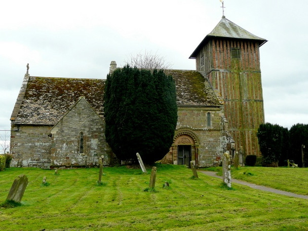Photo 6"x4" St. Mary's church, Upleadon Upleadon Court\/SO7626 c2009