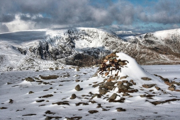Photo 6"x4" High Street from Harter Fell Summit Nan Bield Pass c2009