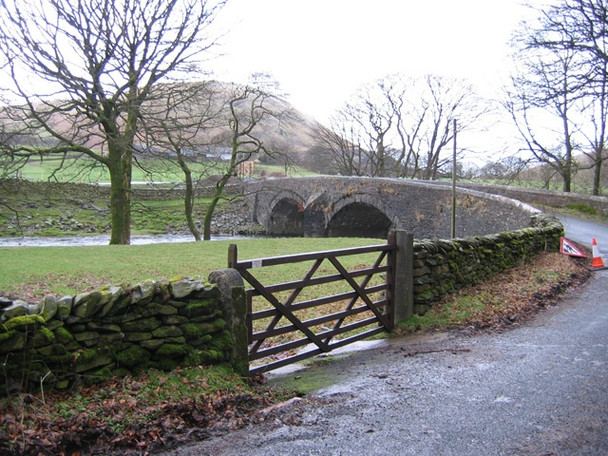 Photo 6"x4" Salterwath Bridge Low Borrowbridge c2009