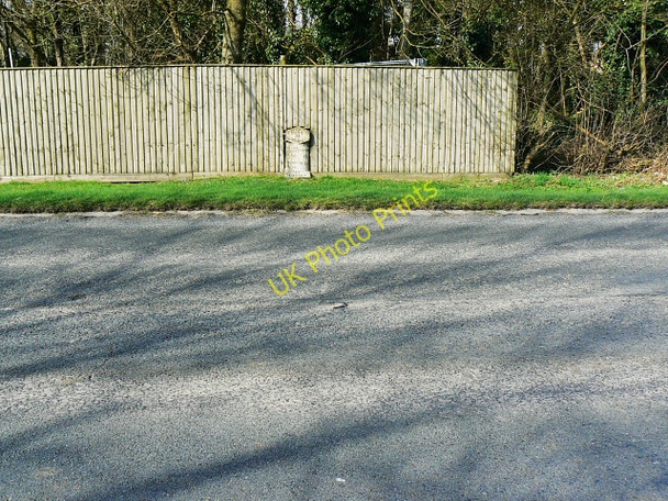 Photo 6"x4" Milestone and the A3102, near Tockenham Wootton Bassett c2009