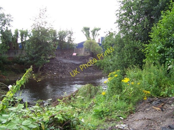 Photo 6"x4" Wardsend Bridge destroyed by the 2007 flood Hillsborough\/SK3290 c2007