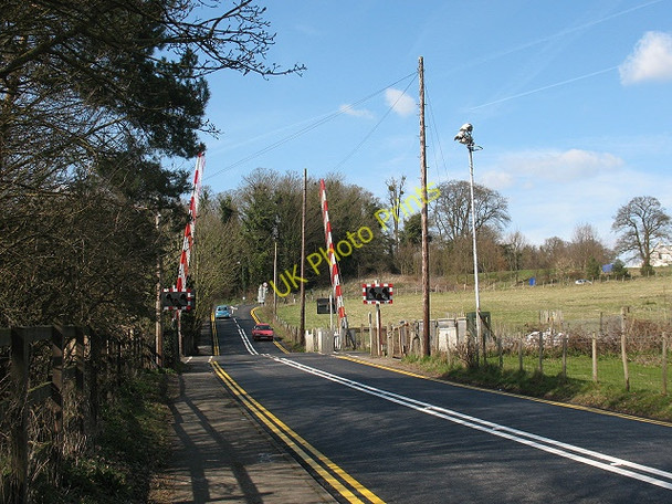 Photo 6"x4" Teston Lane level crossing Teston c2009