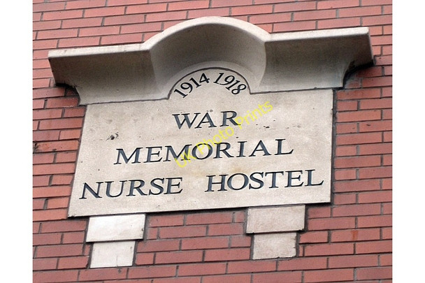 Photo 6"x4" War Memorial Nurse Hostel Plaque Wakefield\/SE3320 c2009