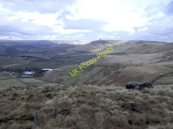 Photo 6"x4" Stoodley Pike from Gaddings Dam Eastwood\/SD9625 c2005