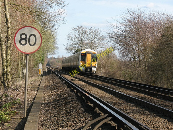 Photo 6"x4" Railway east of East Malling The Rocks\/TQ7056 c2009
