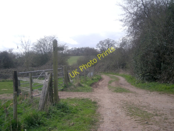 Photo 6"x4" Meeting of several farm tracks Four Ashes\/SO8087 c2009