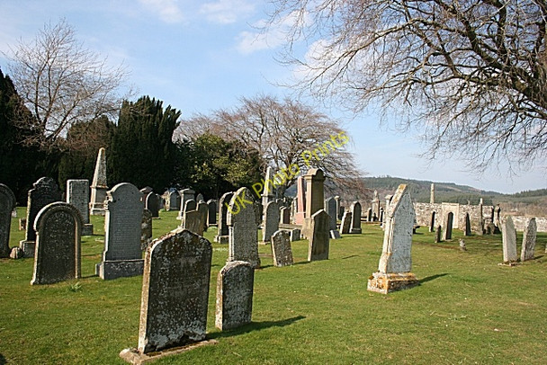 Photo 6"x4" Dunbennan Cemetery Huntly c2009