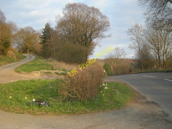 Photo 6"x4" A489 & access to Bank Farm Churchmoor Rough c2009