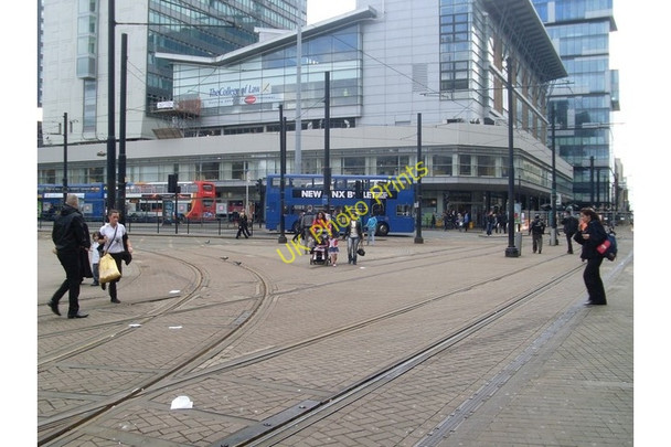 Photo 6"x4" Tramlines in Manchester City Centre Manchester c2009