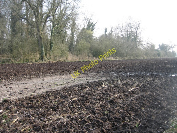 Photo 6"x4" Newly ploughed field Church End\/SU6756 c2009