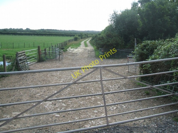 Photo 6"x4" Farm track on the old railway Bloxwich c2006