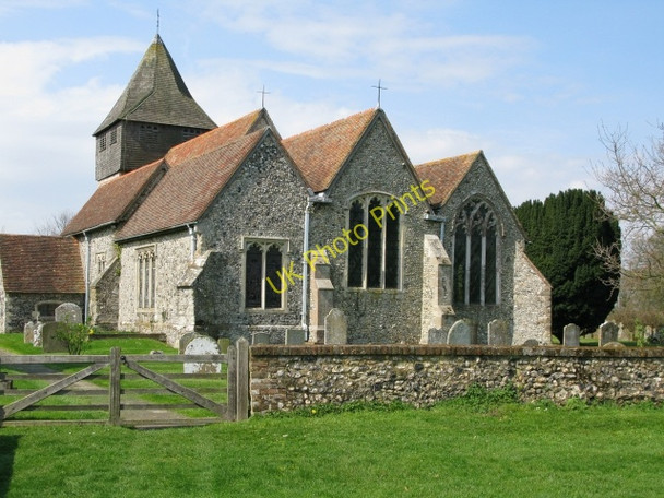Photo 6"x4" The church of St James the Great, Elmsted Elmsted c2009