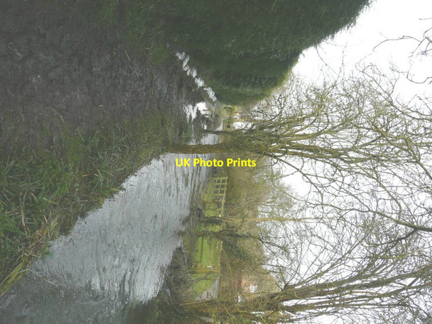 Photo 6"x4" Looking north-northeast along the Elham Valley Way Elham c2014 P1