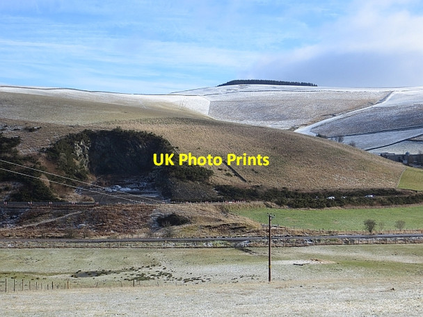 Photo 6"x4" Construction, Borders Railway Heriot c2014