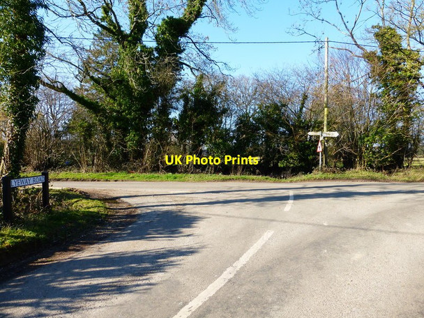 Photo 6"x4" Junction of Lyeway Road and Swelling Hill Kitwood c2014