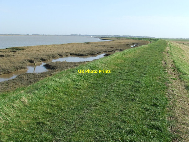 Photo 6"x4" River Deben Falkenham c2014