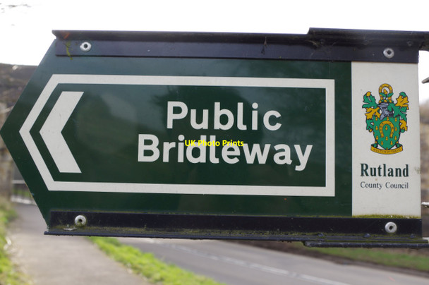 Photo 6"x4" Rutland County Council Public Bridleway Gunthorpe\/SK8605 c2014