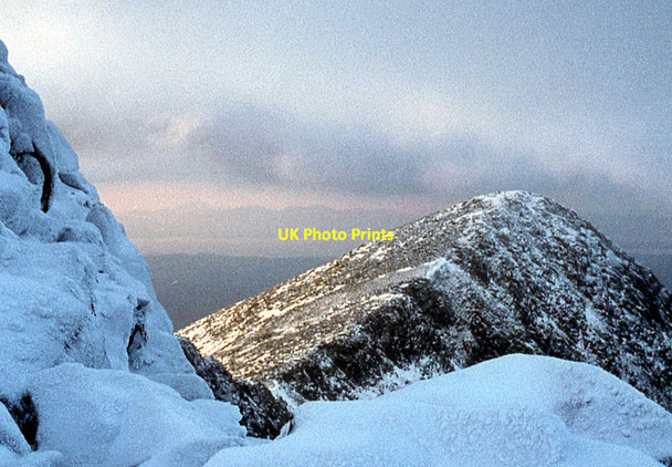 Photo 6"x4" Stob Dearg from the main peak Bridge of Awe c1970