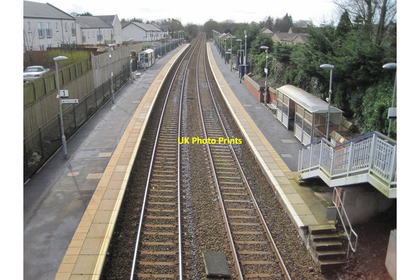 Photo 6"x4" Dunlop railway station, Ayrshire Dunlop c2014