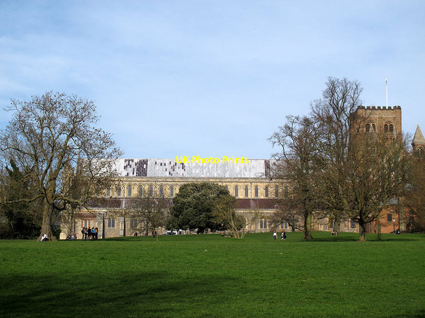 Photo 6"x4" Site of St Alban's Abbey St Albans c2014