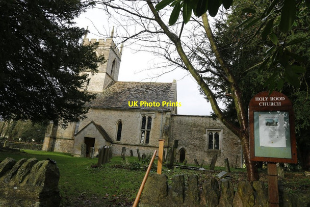 Photo 6"x4" The Holy Rood Woodeaton c2014