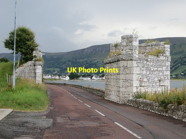 Photo 6"x4" Ruined railway bridge, Garron Road Glenariff c2013