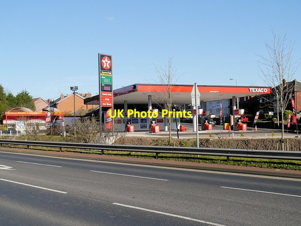 Photo 6"x4" Texaco Service Station near Blackbrook Bridge Blackbrook\/SJ5496 c2014