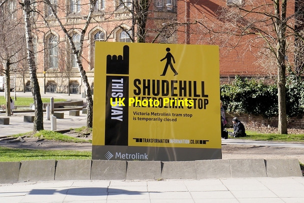 Photo 6"x4" Walking Route to Shudehill Manchester c2014