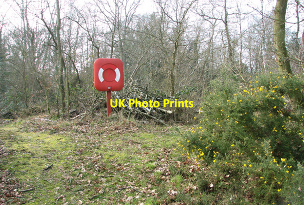 Photo 6"x4" Life buoy by Costessey pits Costessey c2014
