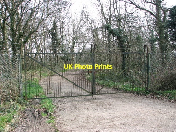 Photo 6"x4" Gated track into Costessey Pits Costessey c2014