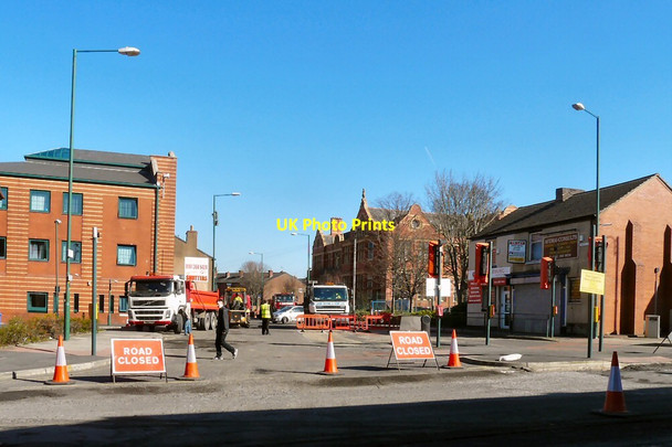 Photo 6"x4" Union Street closed Hyde\/SJ9494 c2014