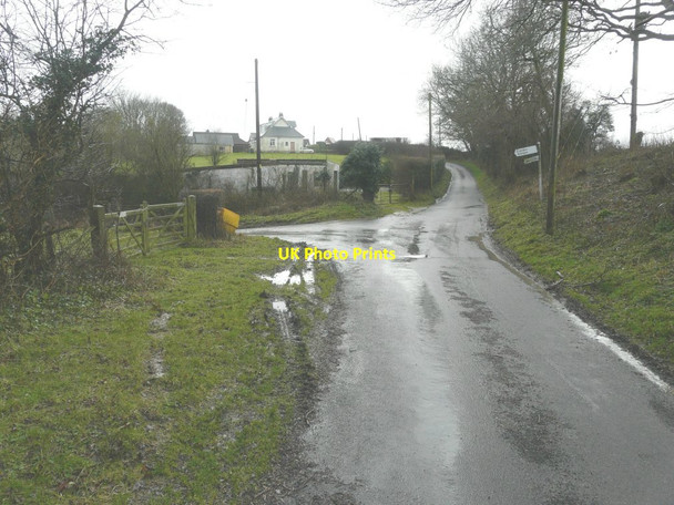 Photo 6"x4" Road junction Swingfield Street c2014