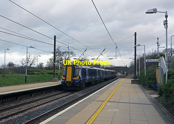 Photo 6"x4" Class 380 EMU departing from Wallyford Musselburgh c2014