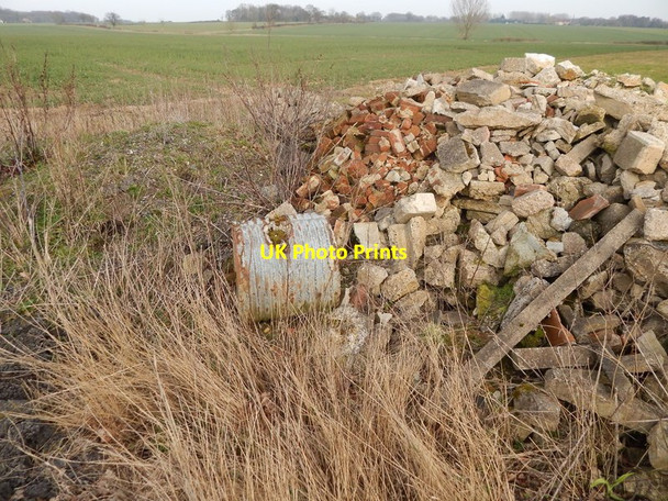 Photo 6"x4" Rubble at Round Maple looking towards Acre Wood Round Maple c2014