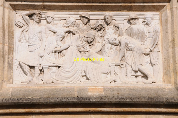 Photo 6"x4" Memorial, Oakham School Chapel Oakham\/SK8509 c2014