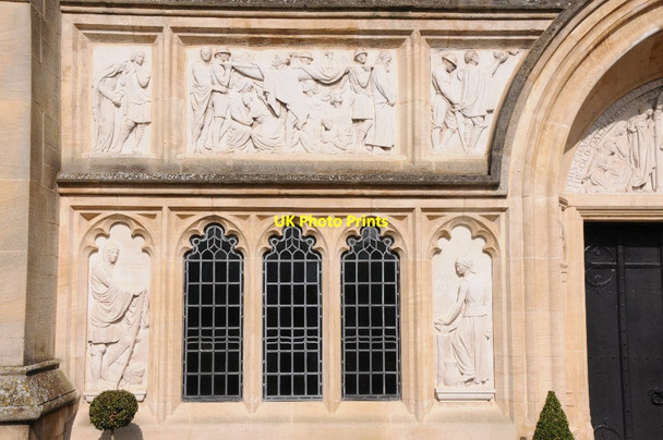 Photo 6"x4" Memorial, Oakham School Chapel Oakham\/SK8509 c2014