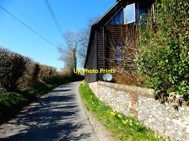 Photo 6"x4" Bowers Grove Lane going north North Street\/SU6433 c2014