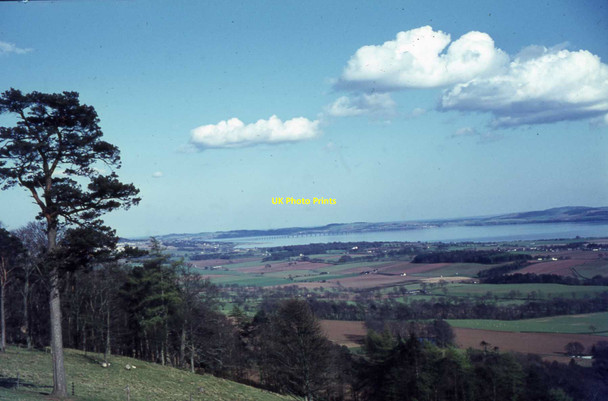 Photo 6"x4" Looking south east from the hill above Dron Farm Knapp\/NO2831 c1966