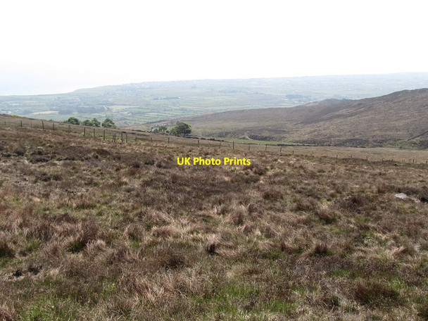 Photo 6"x4" The upper limit of farm enclosures in the Spences Valley Annalong c2011