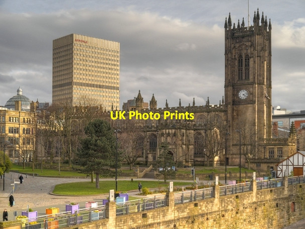 Photo 6"x4" Manchester Cathedral Manchester c2014