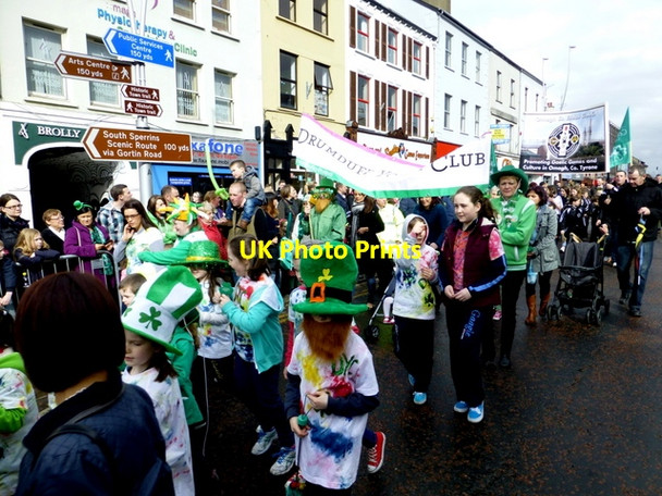 Photo 6"x4" Drumduff Youth Club, St Patrick's Day Parade, Omagh Omagh c2014