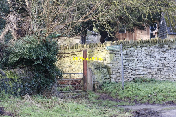 Photo 6"x4" Footpath to Cutteslowe Woodeaton c2014