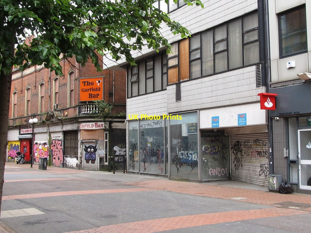 Photo 6"x4" Empty stores in Lower Garfield Street Belfast c2011