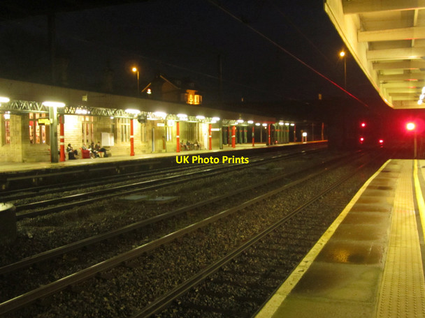 Photo 6"x4" Platform 3 at Lancaster Railway Station Lancaster c2013