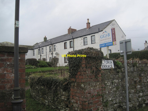 Photo 6"x4" Victoria Terrace, Carsethorn Kirkbean c2014